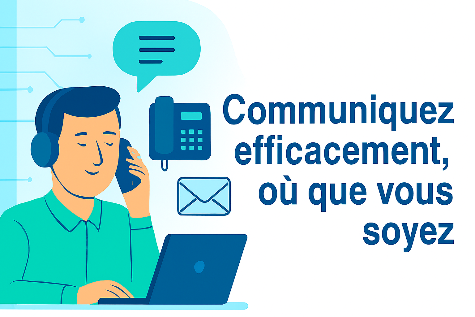 Communiquez efficacement, où que vous soyez